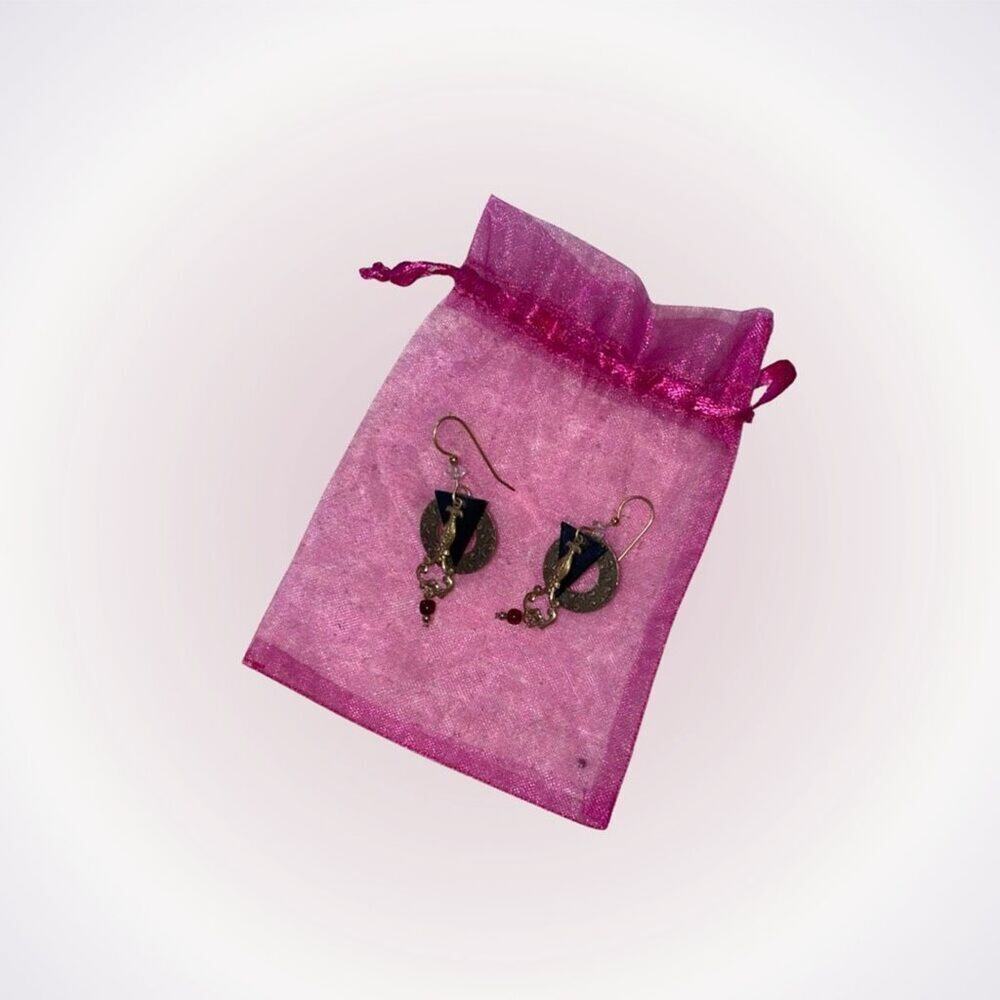 Layered Abstract Drop Earrings | Sz OS